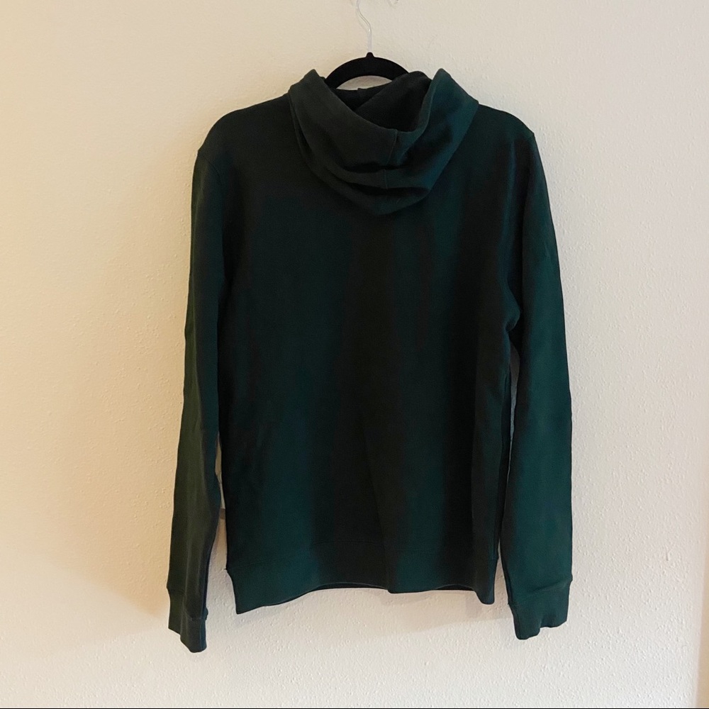 Lacoste NEW 3D Logo Hoodie Sweatshirt Velvet Green - Picture 3 of 8